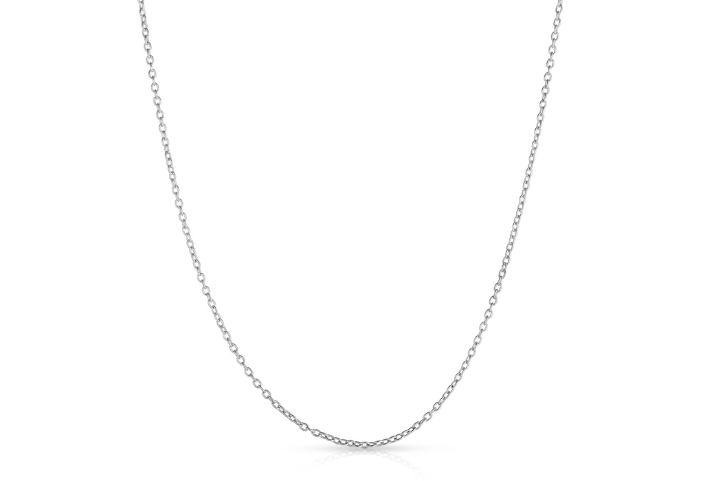 14K Solid Gold Cable Chain Chain - 1.5mm