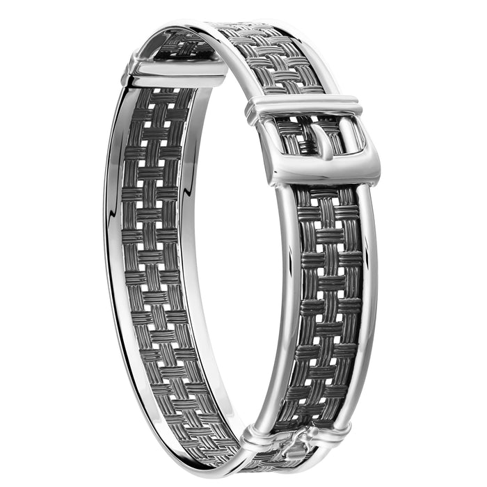 Sterling Silver Buckle Style Bracelet