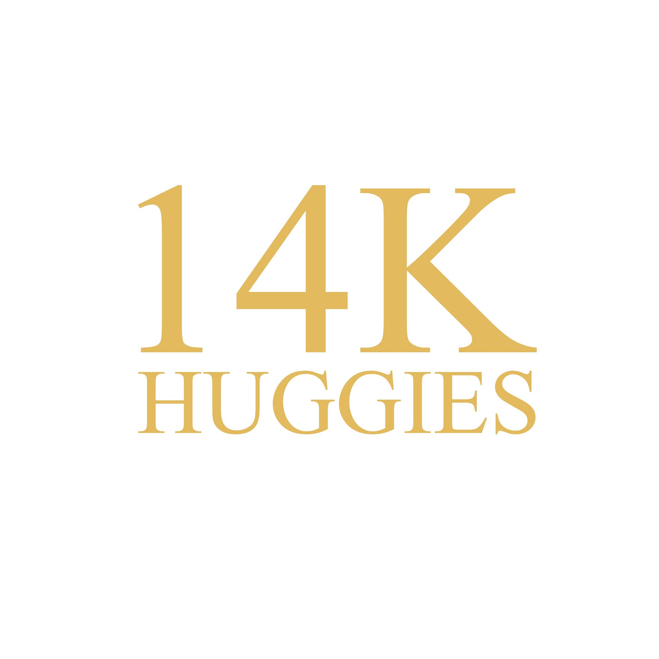 14K Gold Huggies