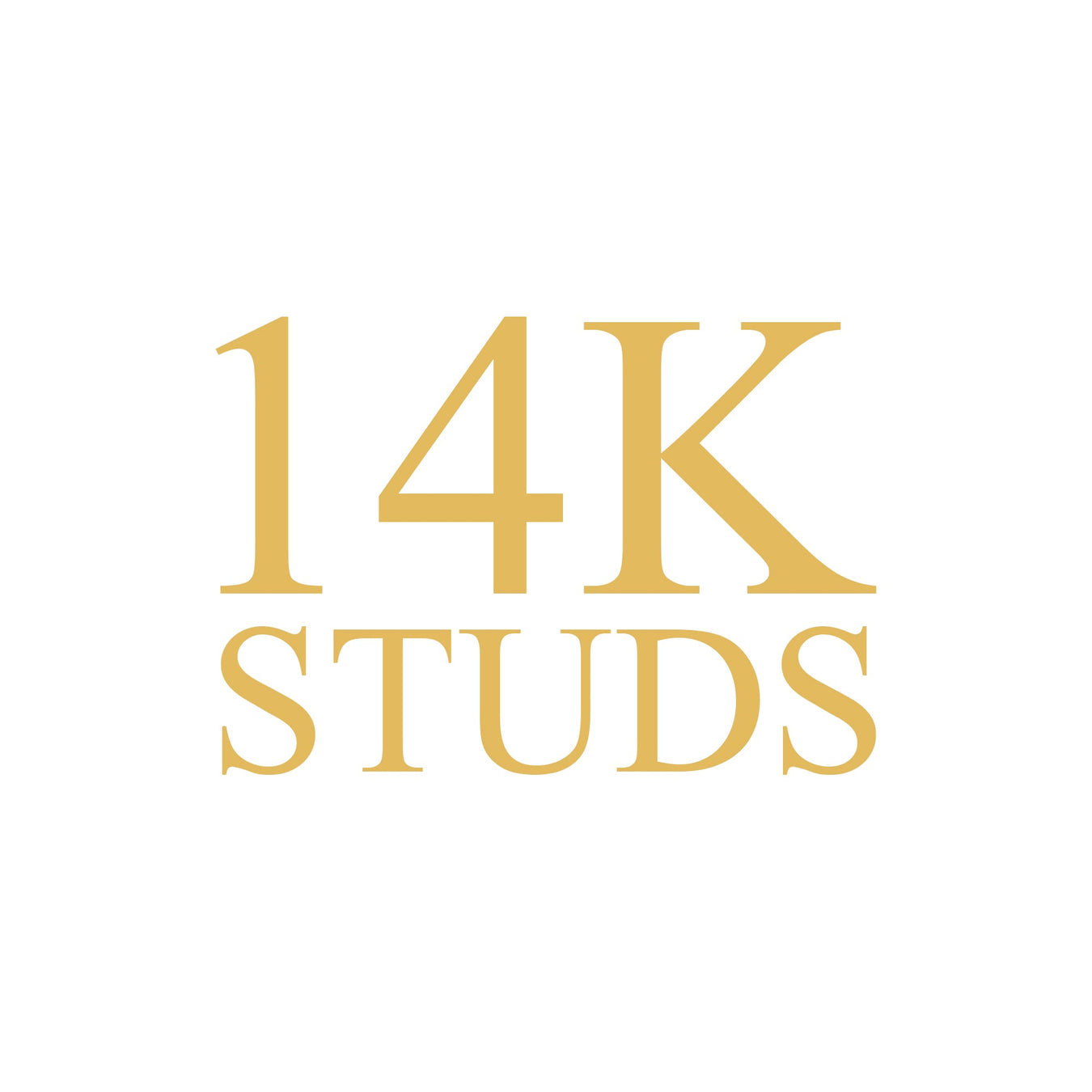 14K Gold Studs