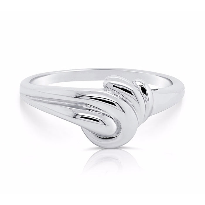 Sterling Silver Wave Ring NYR9455