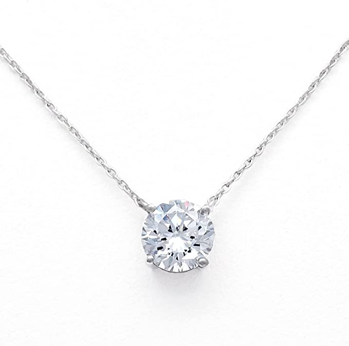 Sterling Silver Dazzling Cubic Zirconia Pendant