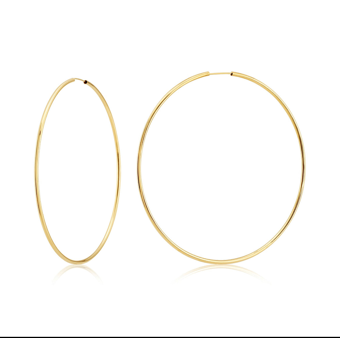 14K Hoops