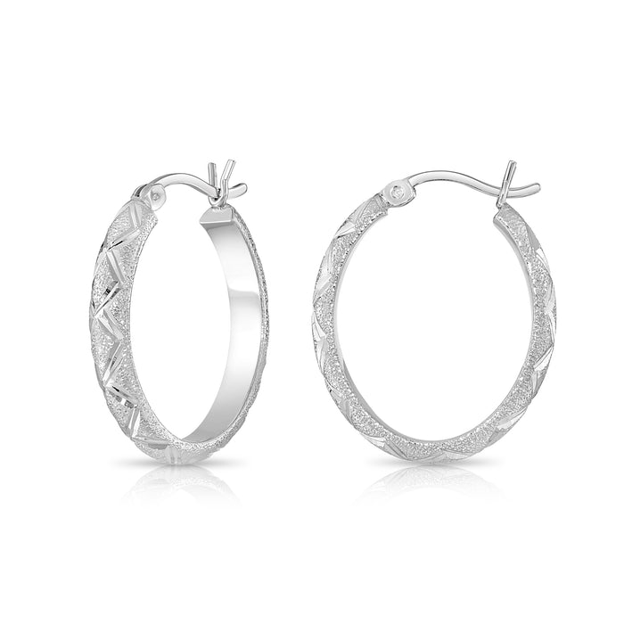 Sterling Silver DC Hoops NYF39516